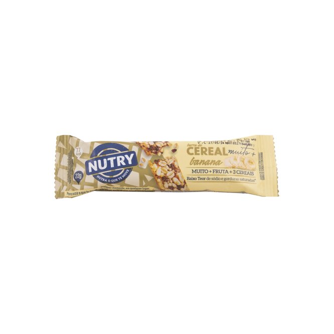 Barra de cereal clásico banana Nutry 25 gramos