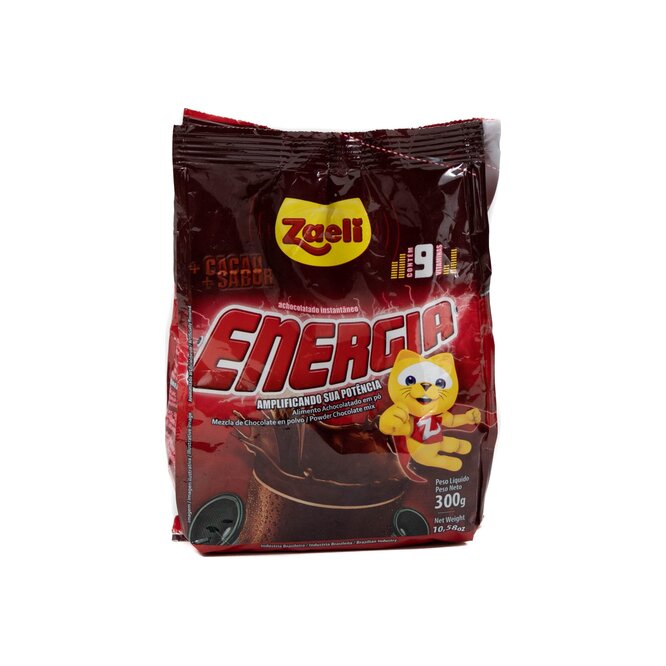 CHOCOLATADA ENERGIA 300GR ZAELI PLA