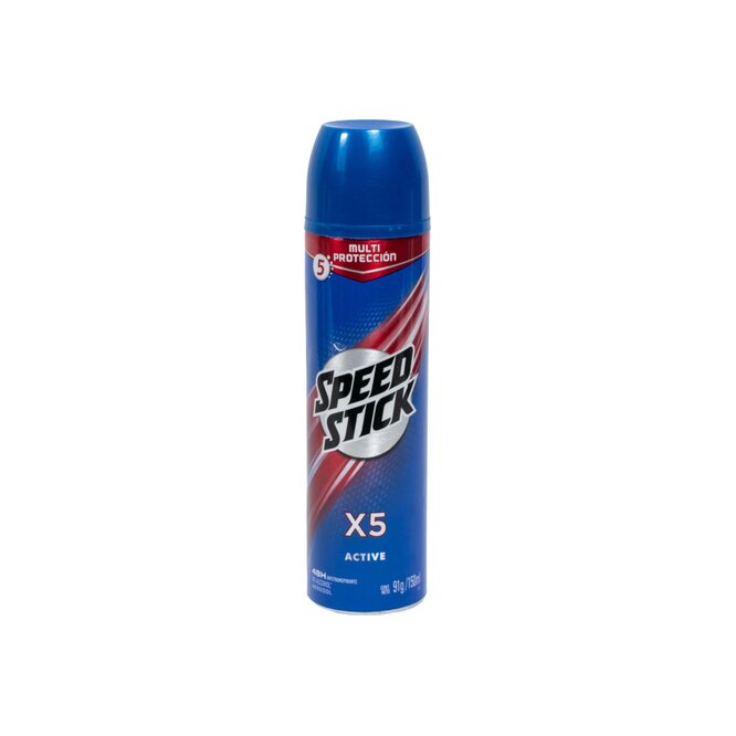 Desodorante antitranspirante multiprotector x5 en aerosol Speed Stick 150 ml