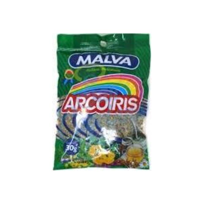 Hierbas malva flor paquete Arcoíris 30 gramos