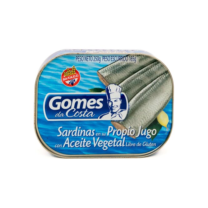 Sardina en lata Gomes da Costa 250 gramos