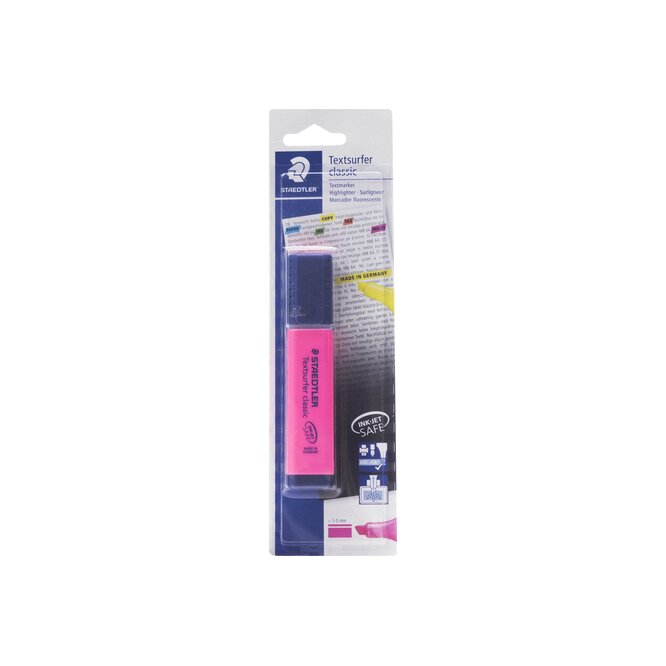 STAEDTLER MARCADOR ROSA FLUOR