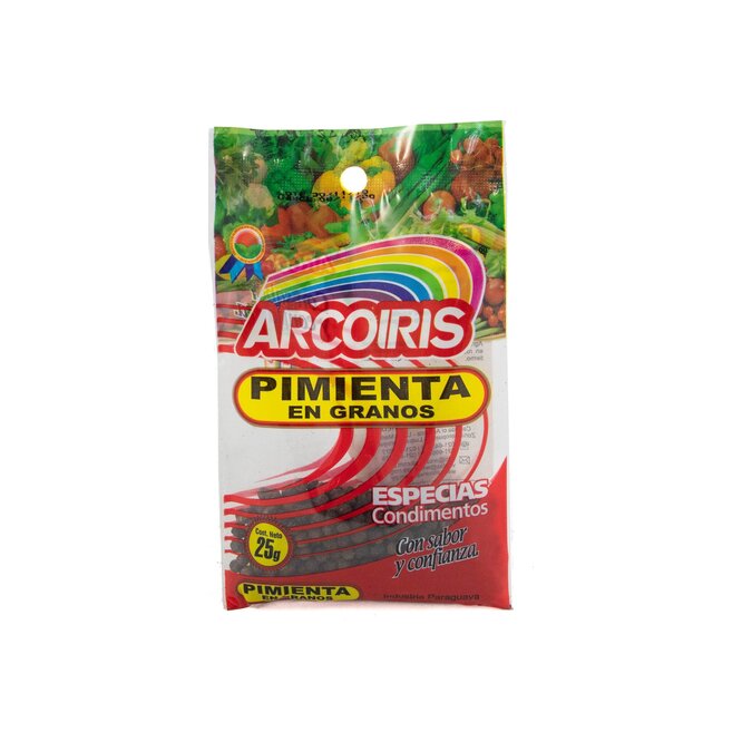 Pimienta en grano Arcoiris 25 gramos