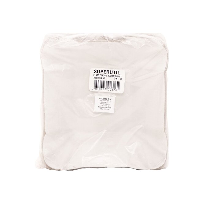 Plato de cartón redondo mini Corinter 1 unidad