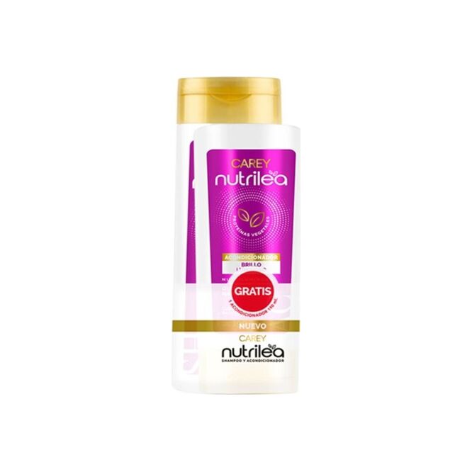 Pack de shampoo y acondicionador brillo luminoso paquete Nutrilea