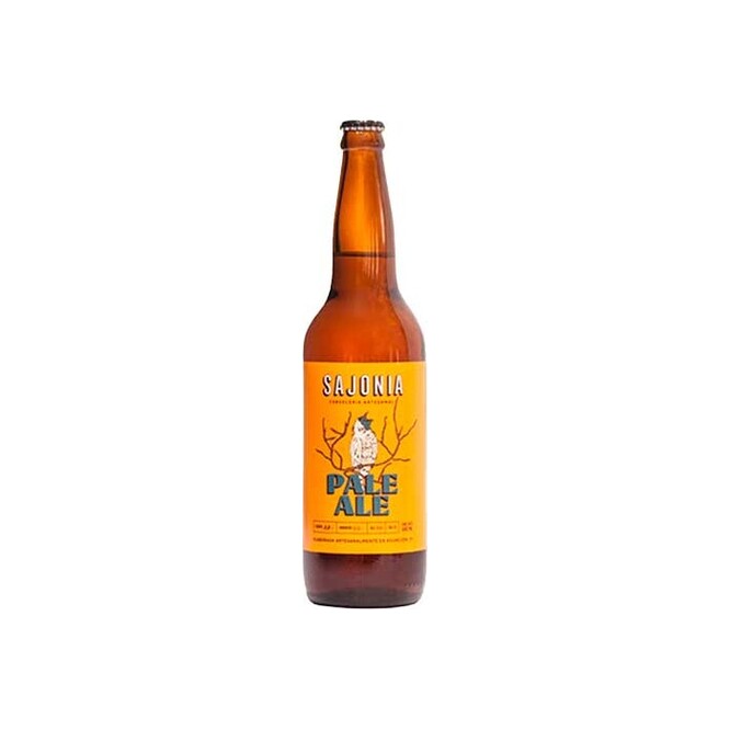 Cerveza artesanal pale ale en botella Sajonia 640 ml