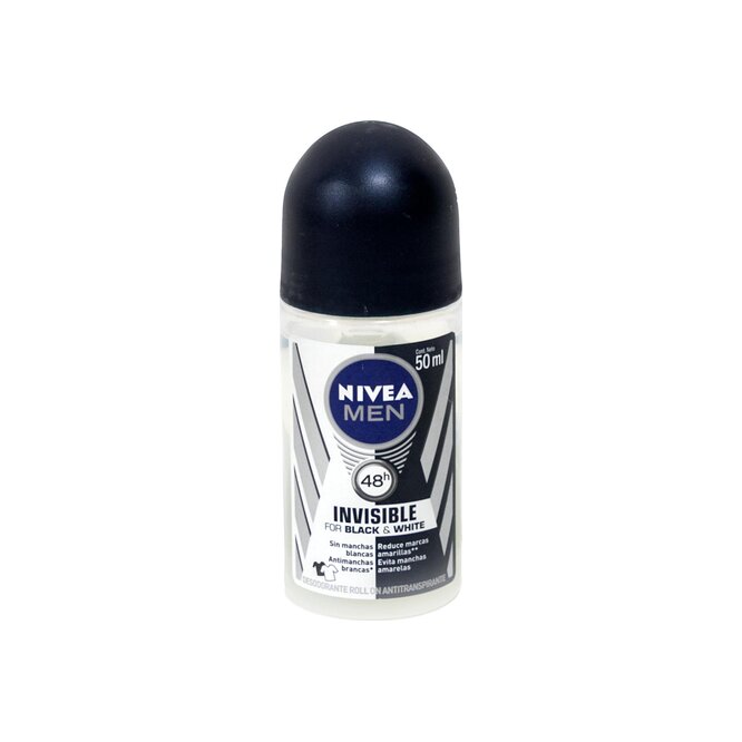 Desodorante antitranspirante invisible power men en roll-on Nivea 50 ml