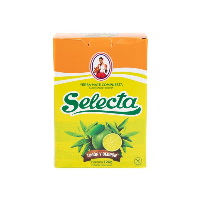 Yerba mate compuesta limón y cedrón Selecta 500 gramos