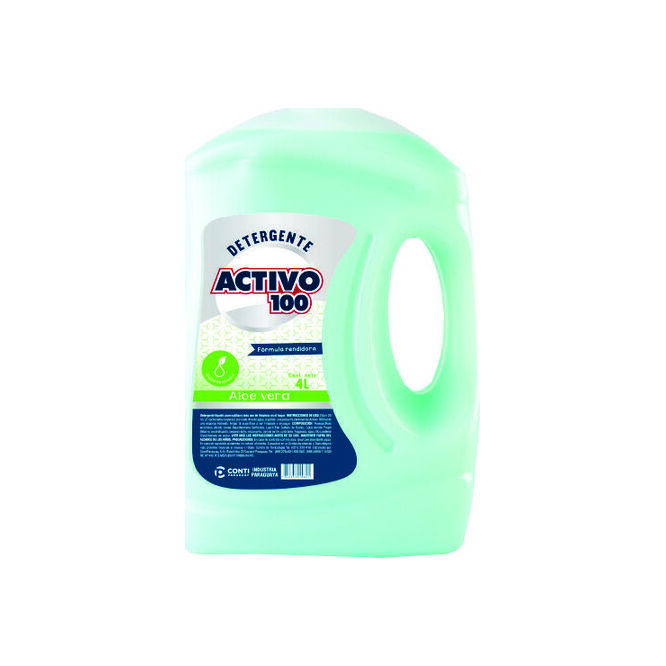 Detergente lavavajillas aloe vera bidón Activo 100 4 litros