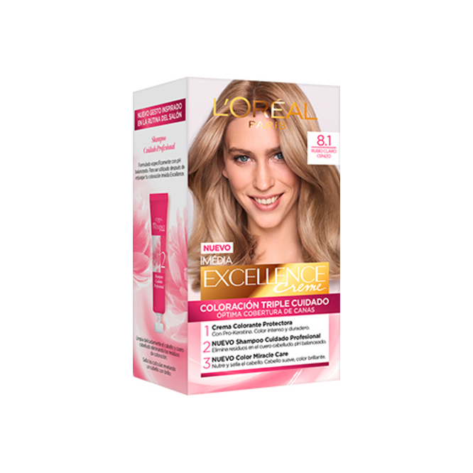 Tinte Excellence N° 8.1 kit L'Oréal Paris