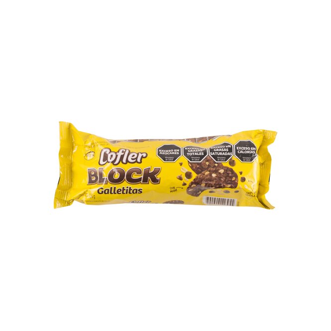 Galletita block con maní tostado Cofler 124 gramos