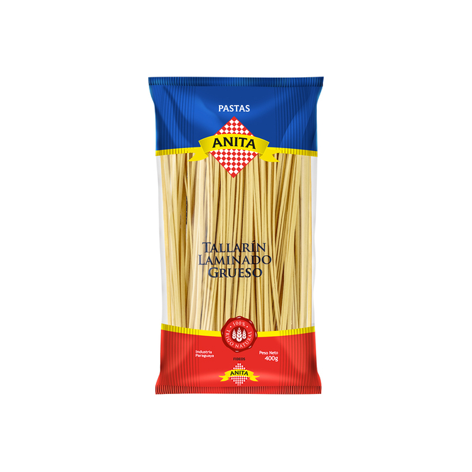 Fideos tallarin laminado Anita 400 gramos