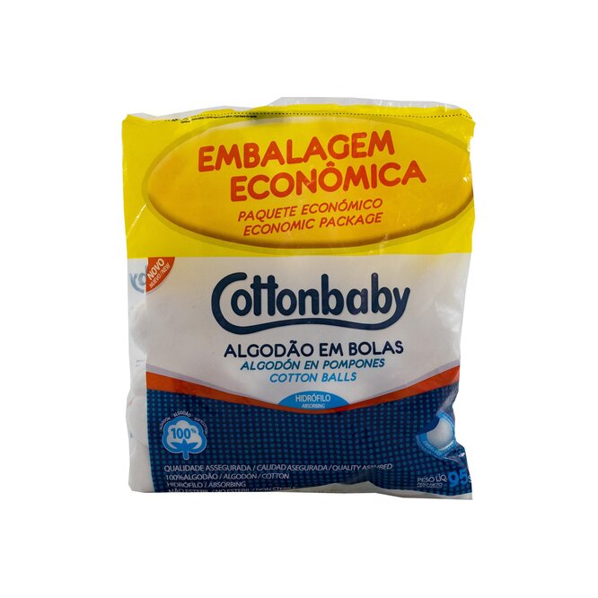 ALGODON COTTON HIDROFILA E/POMPON 95GR