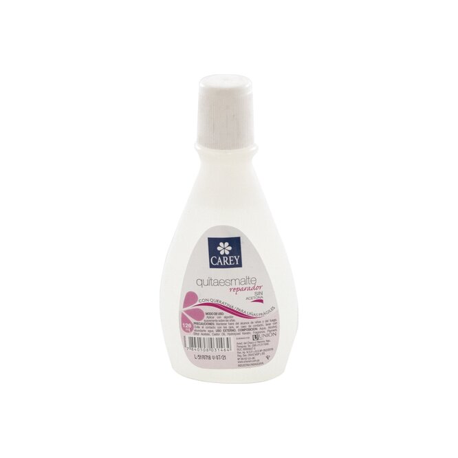 Quita esmalte reparador Carey 120 ml