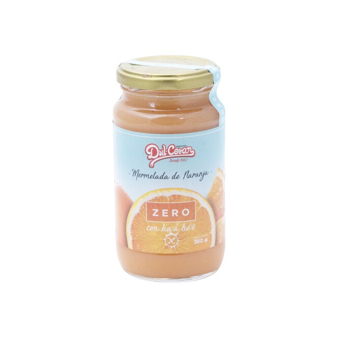 Mermelada sabor naranja zero frasco Dulcesar 380 gramos