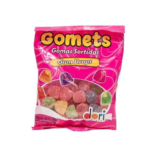 Gomas gomets paquete Dori 100 gramos