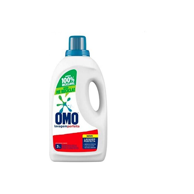 Jabón para ropa lavado perfecto Omo 3 litros