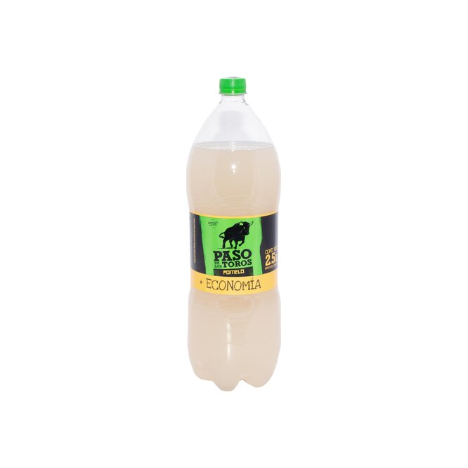Gaseosa pomelo botella descartable Paso de los toros 2,5 litros