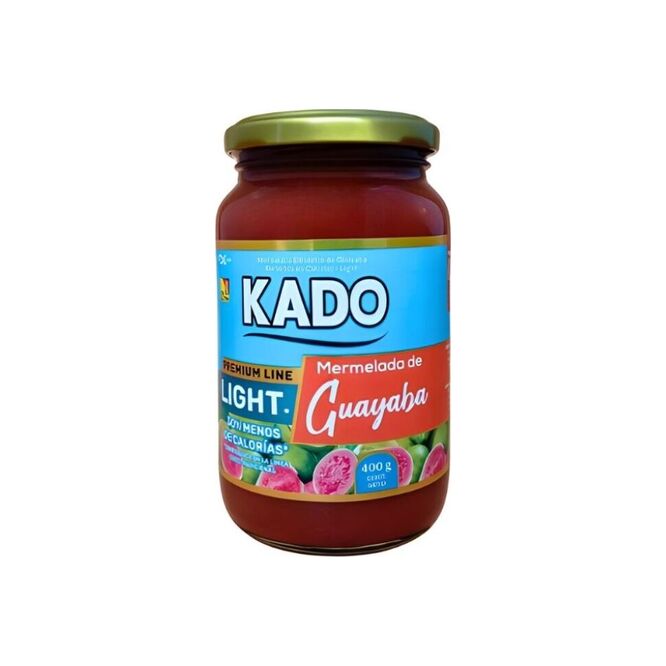 Mermelada sabor guayaba light frasco Kado 400 gramos