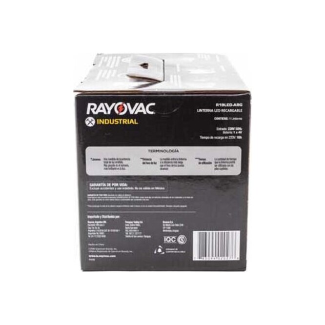 LINTERINA HIBRIDA 19 LED 220V+3AA RAYOVA