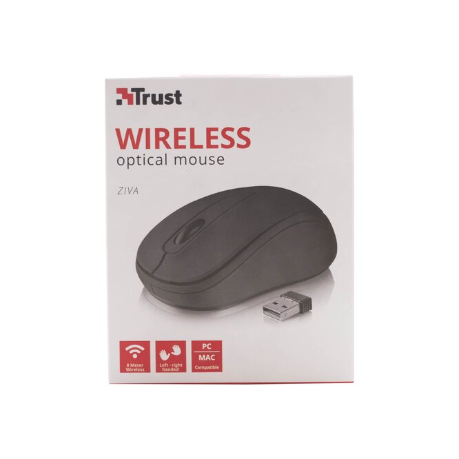 Mouse Compacto Inalámbrico con 3 Botones Trust