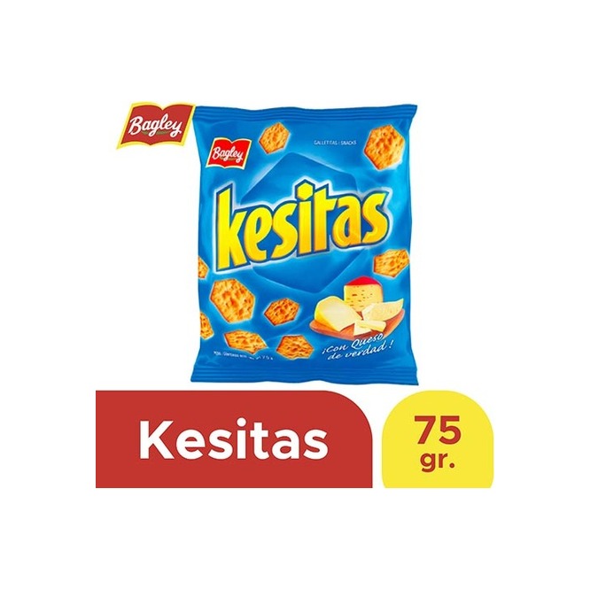 Galletitas sabor queso Kesitas 75 gramos