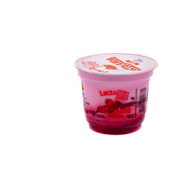 Yoghurt pulpa de frutilla lactomix Lactolanda 120 ml