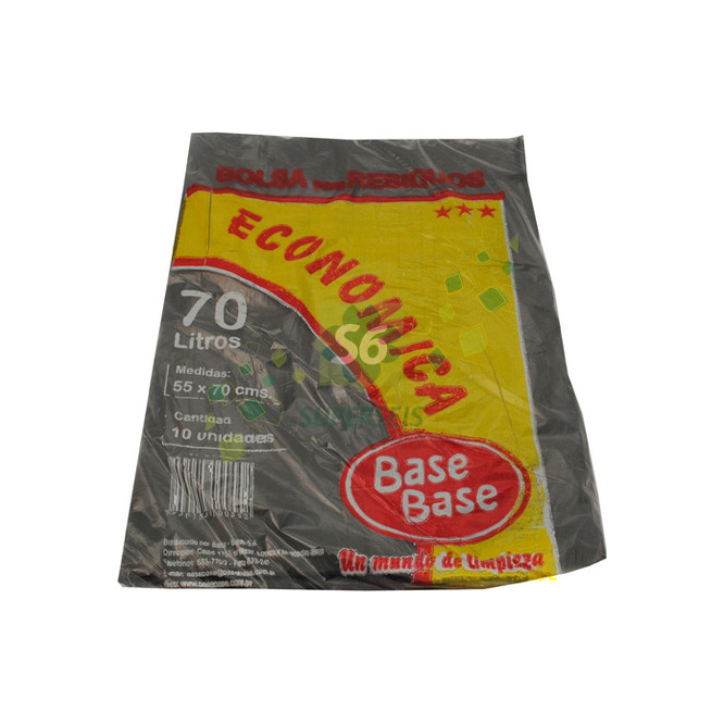 BOLSA PRESIDUOS BASE BASE ECO 70 L