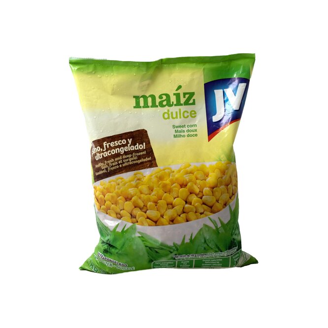 Choclos congelados dulces en paquete Jv 1 kilo