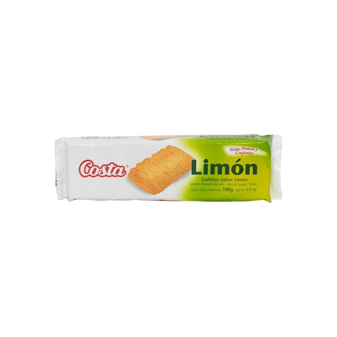 Galletita sabor Limón en paquete Costa 140 gramos