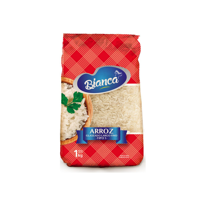 Arroz Largo Fino Tipo 1 Bianca 1 kilo