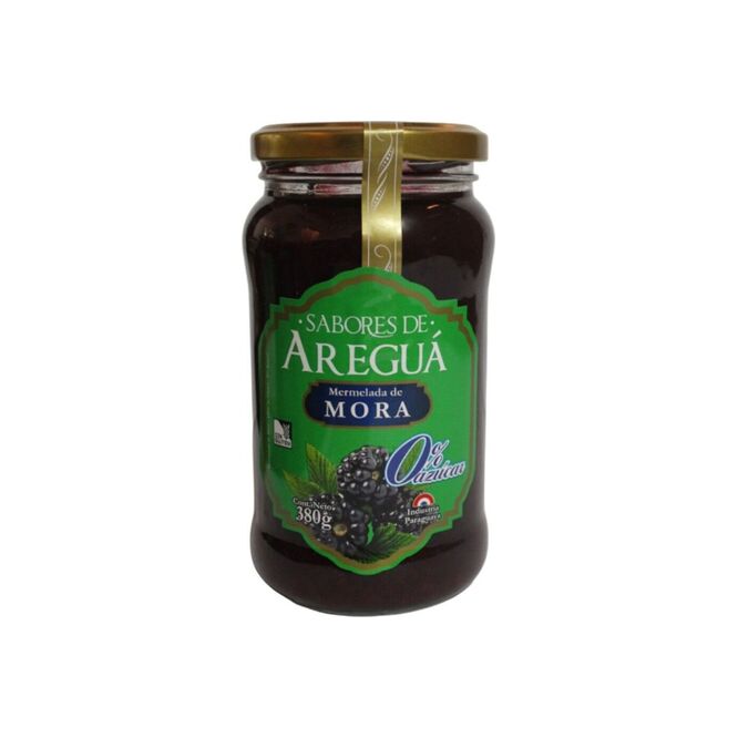 Mermelada de mora light cero azúcar Areguá 400 gramos
