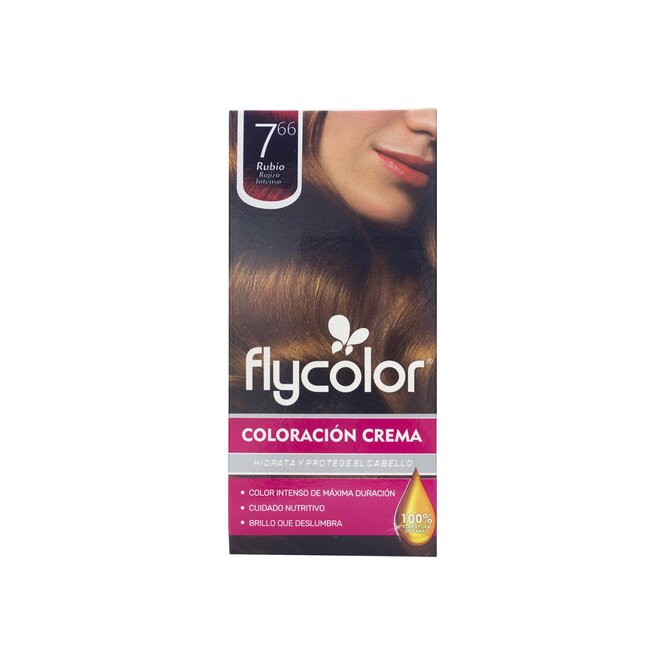 TINTE FLY COLOR RUBIO ROJIZO INTENS 7.66