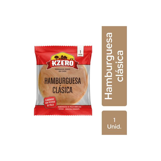 Hamburguesa de Pechuga Kzero por unidad