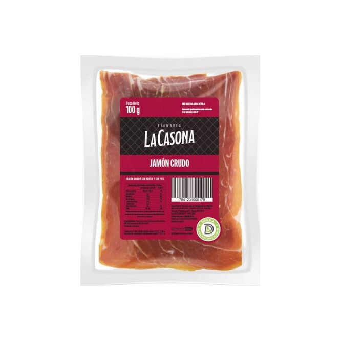 Jamón crudo La Casona 100 gramos