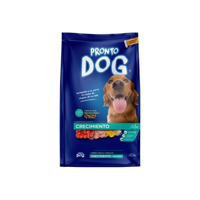 Alimento para perro crecimiento Pronto Dog 2,7 kilos