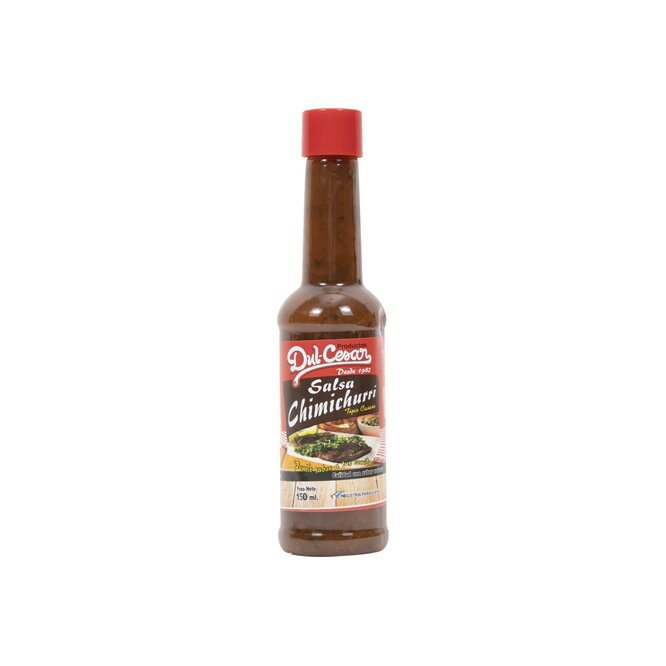 Salsa chimichurri tipo casero frasco Dulcesar 150 ml