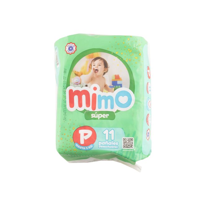 Pañales pequeño mini Mimo 11 unidades