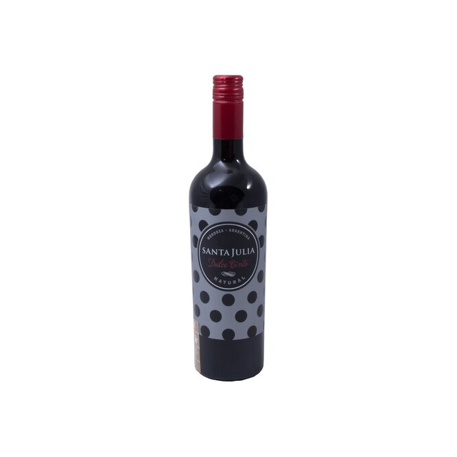 Vino tinto dulce botella descartable Santa Julia 750 ml