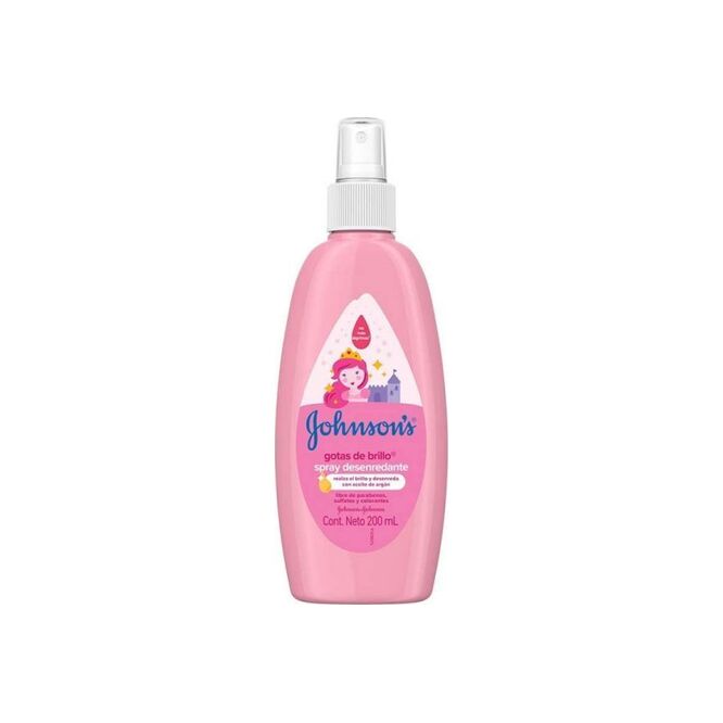 Spray para peinar gotas de brillo baby Johnson's 200 ml