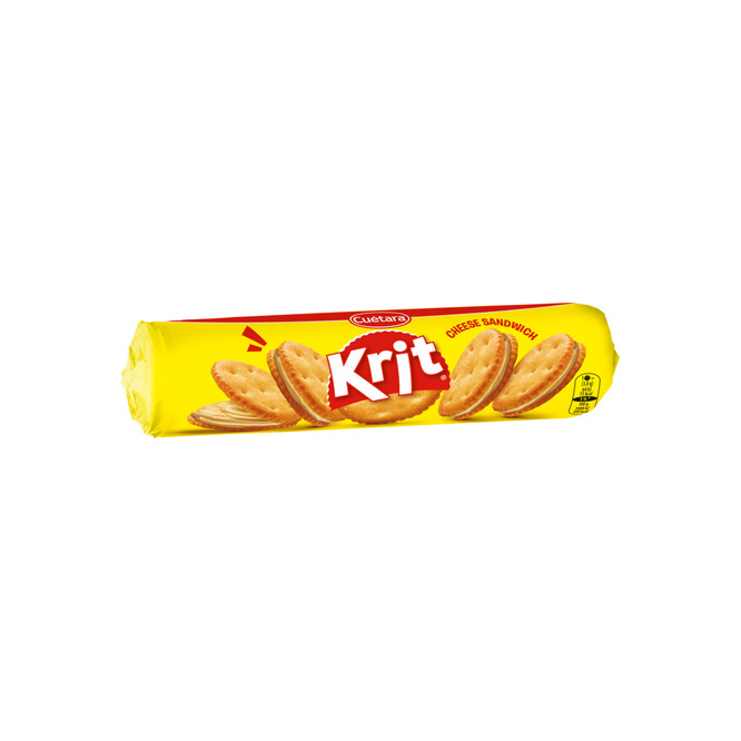 Galleta queso sándwich Krit Cuétara 125 gramos