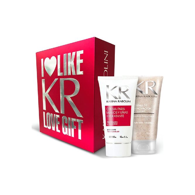 Crema Exfoliante para manos dúo crema roja Karina Rabolini 150 gramos