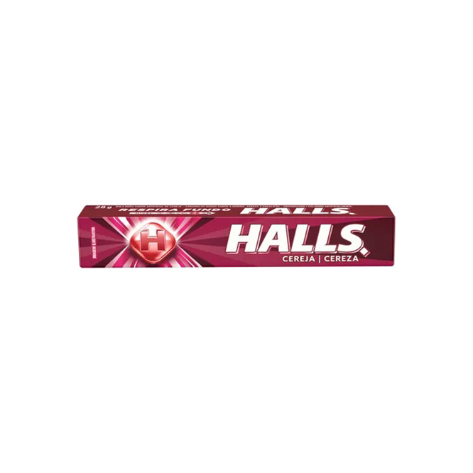 Caramelos sabor cherry Halls 28 gramos