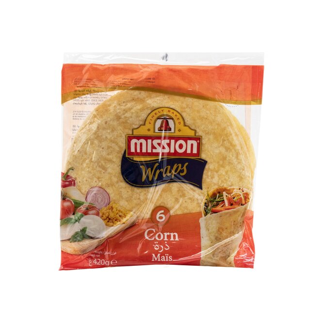 TORTILLAS D/TRIGO Y MAIZ 6 MISSION 420GR