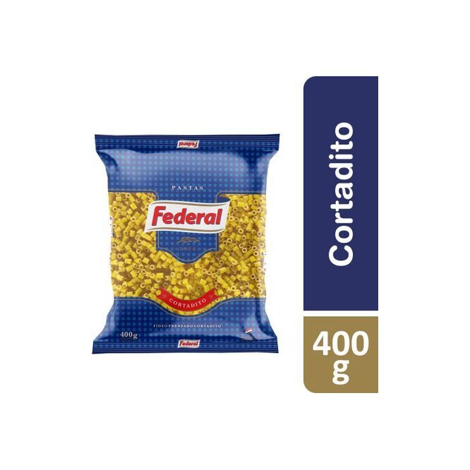 Fideo cortadito paquete Federal 400 gramos