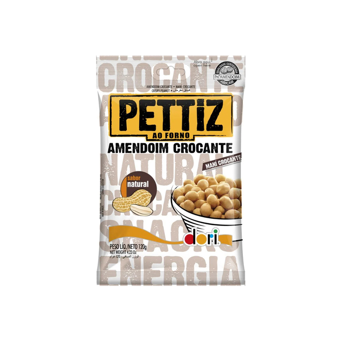 Maní Crocante Sabor Natural Pettiz 120 gramos