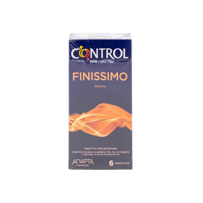 Preservativo Finissimo Xtra Fino Control 6 unidades
