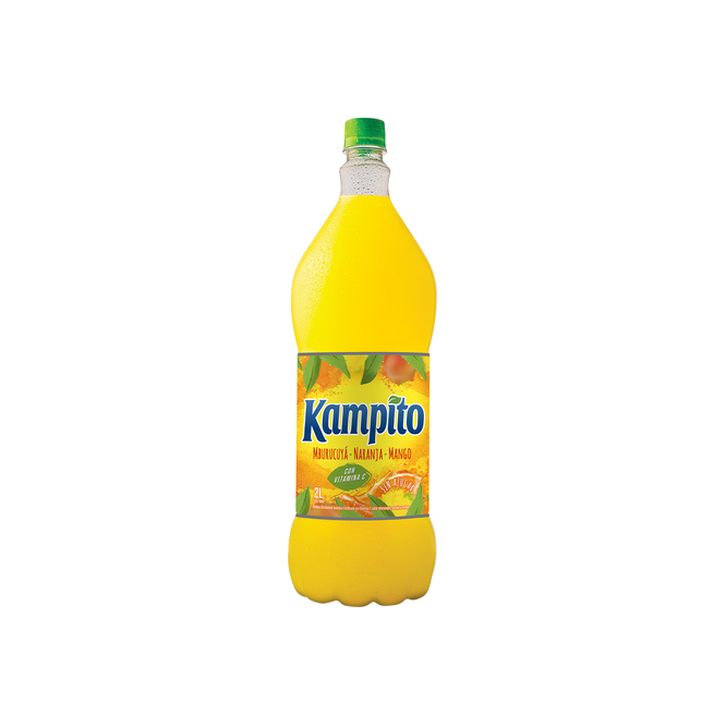 Agua saborizada sabor tropical botella Kampito 2 litros