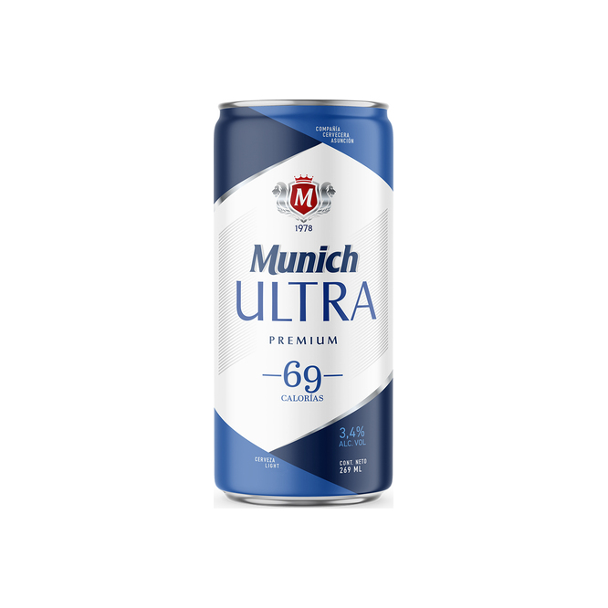 Cerveza ultra premium lata Múnich 269 ml