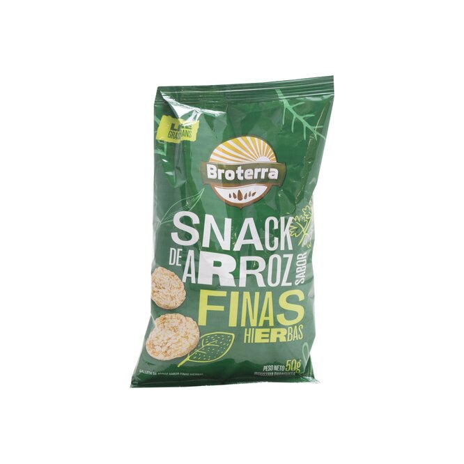 Arroz sabor a finas hierbas en paquete Broterra 50 Gramos